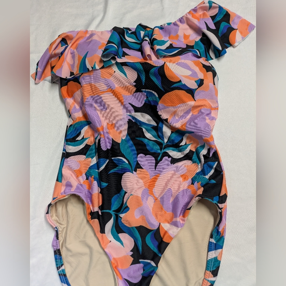 Hermoza Vanessa Dloral Print Swimsuit Sz.8 - Picture 2 of 4